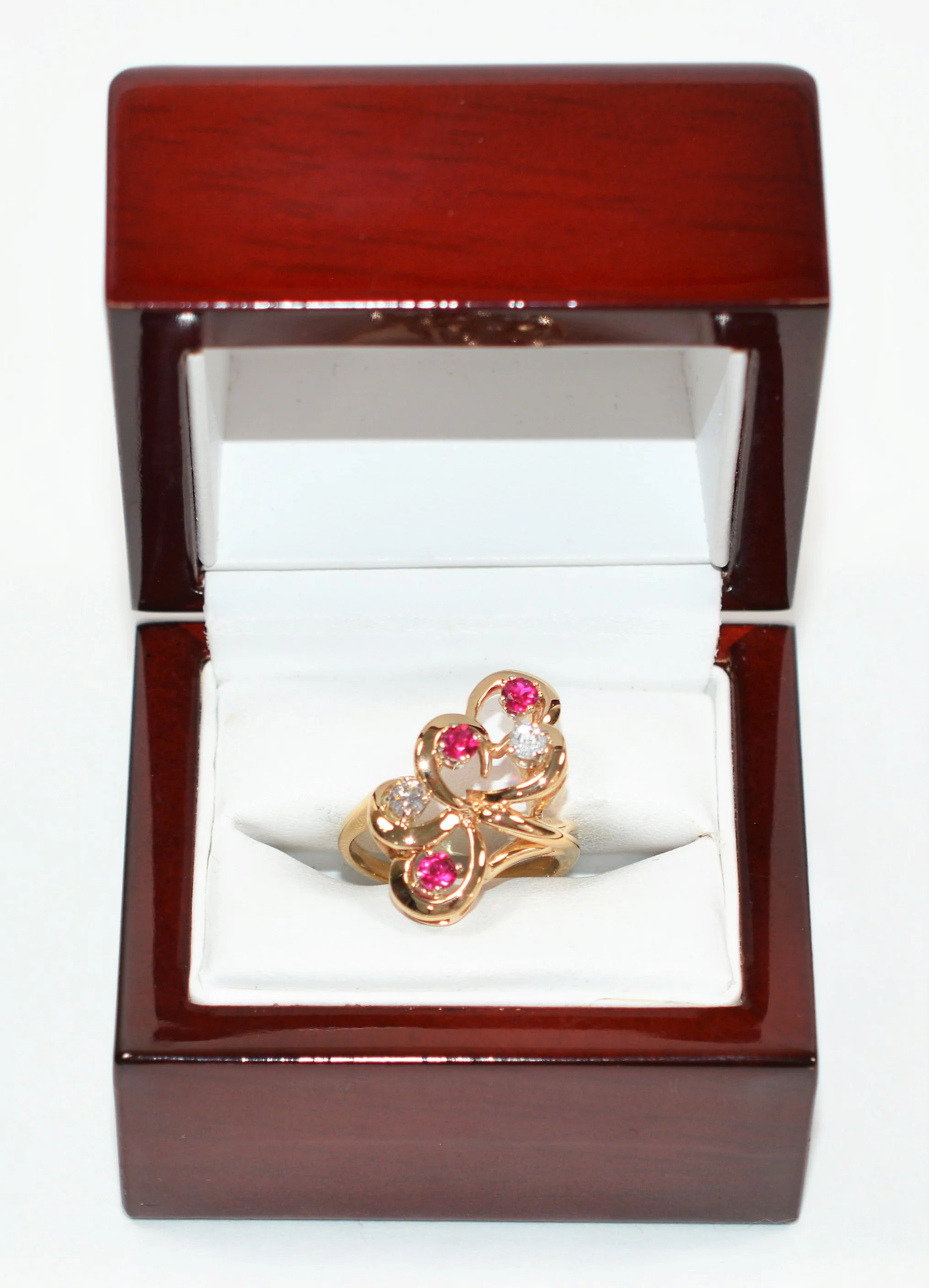Natural Ruby & Diamond Ring 14K Solid Gold .70tcw Cocktail Ring Cluster Ring Gemstone Ring Ladies Ring Women’s Ring Vintage Jewelry Estate - Image 12