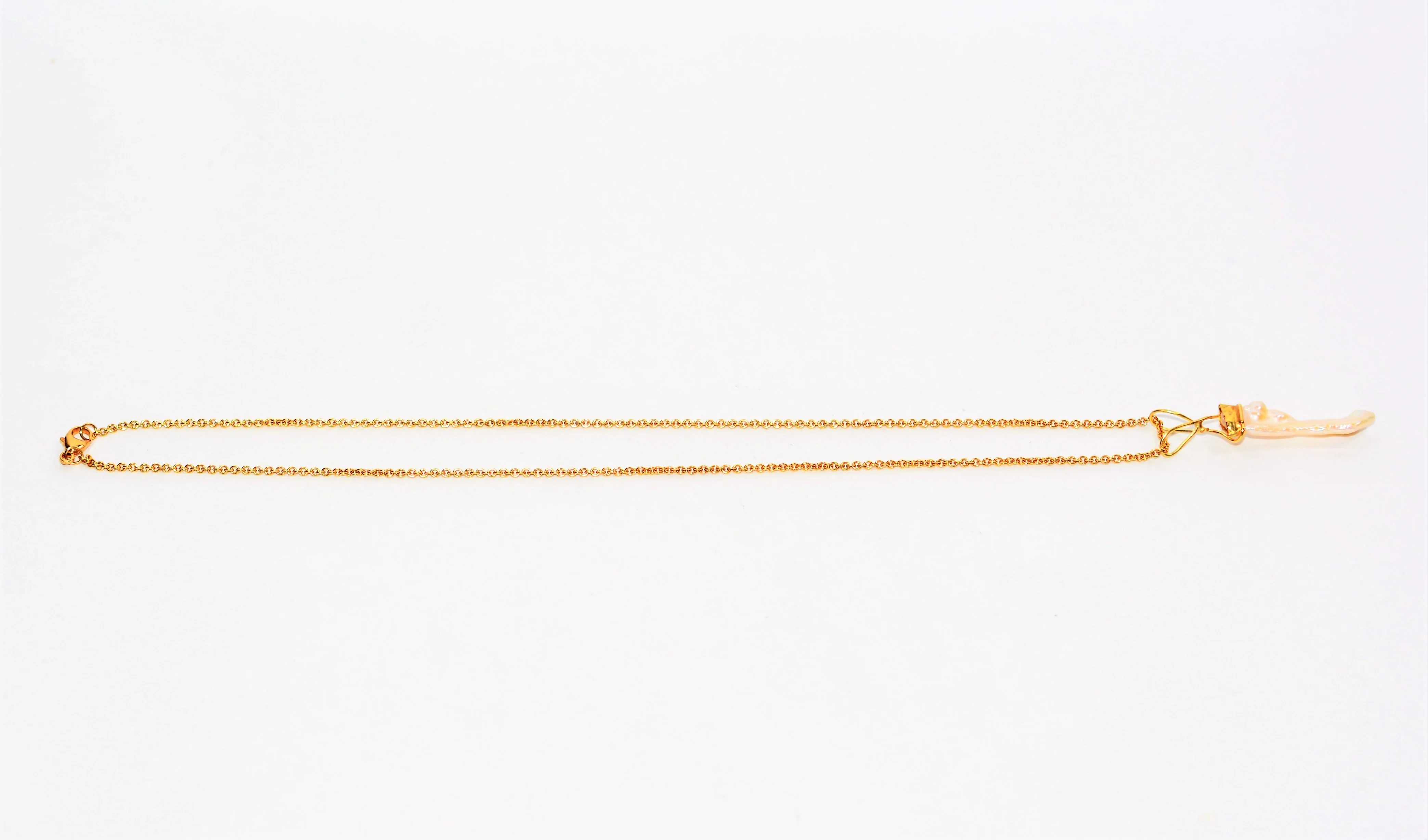 Baroque BIWA Stick Pearl Necklace 18K Solid Gold Necklace Cocktail Necklace Pendant Necklace Vintage Necklace Antique Jewelry Estate Jewelry - Image 5