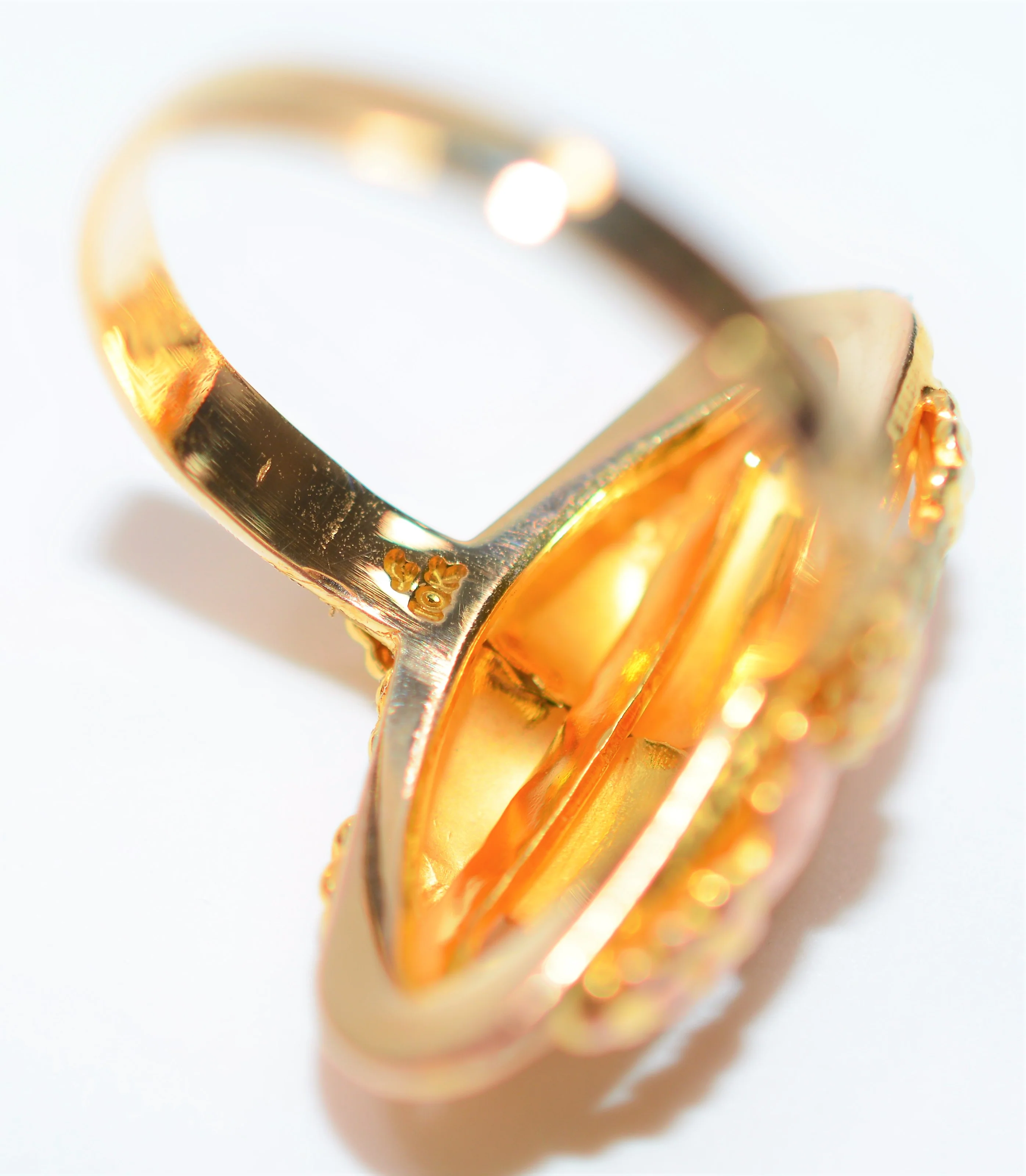 Black Hills Gold Ring 10K Solid Gold Vintage Ring Leaf Ring Vine Ring Boho Ring Nature Ring Black Hills Dakota Jewelry Estate Jewellery - Image 6