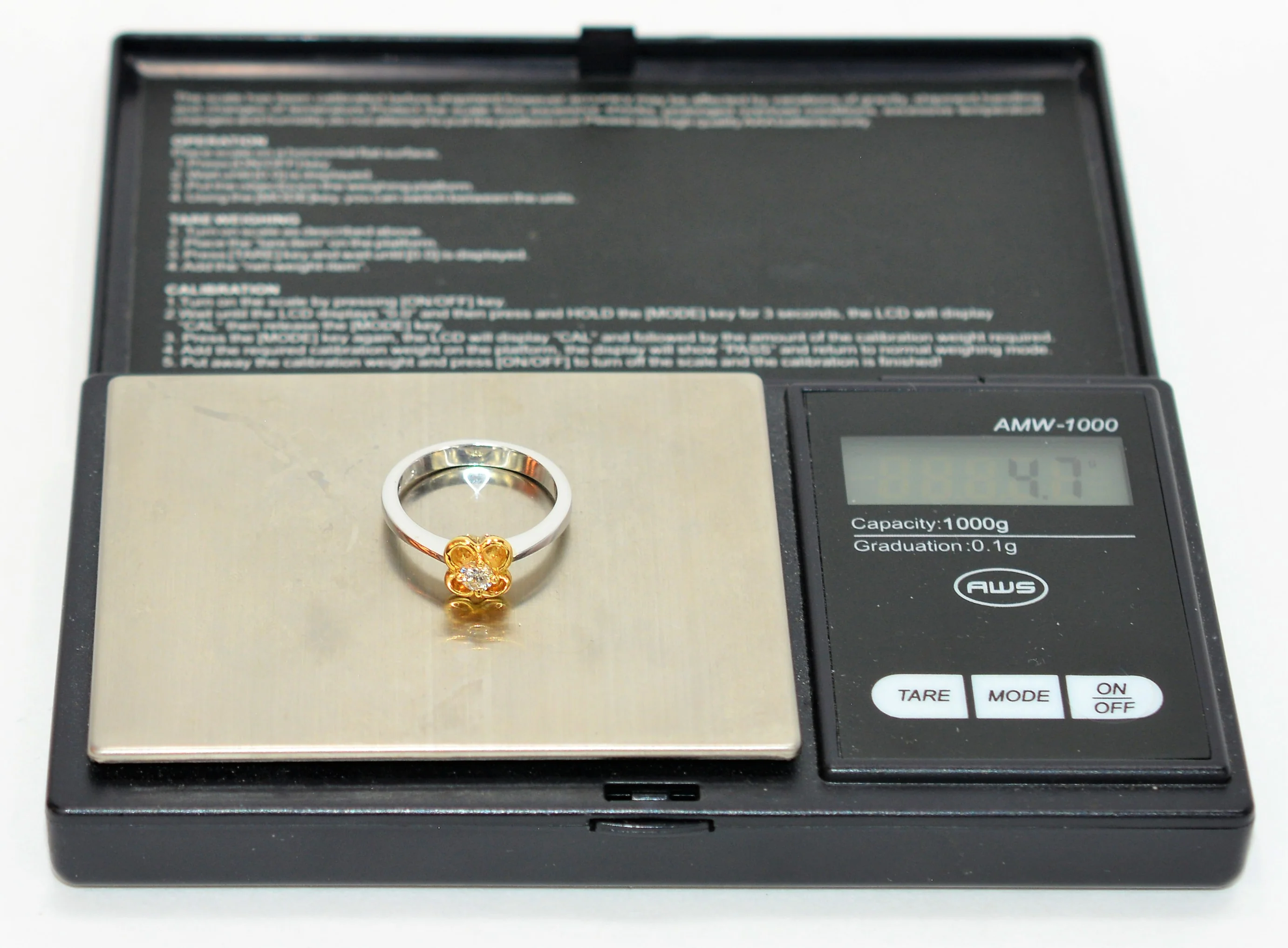 Natural Diamond Ring 18K Solid Gold .27ct Solitaire Ring Engagement Ring Flower Ring Promise Ring Wedding Ring Ladies Ring Fine Women's Ring - Image 11