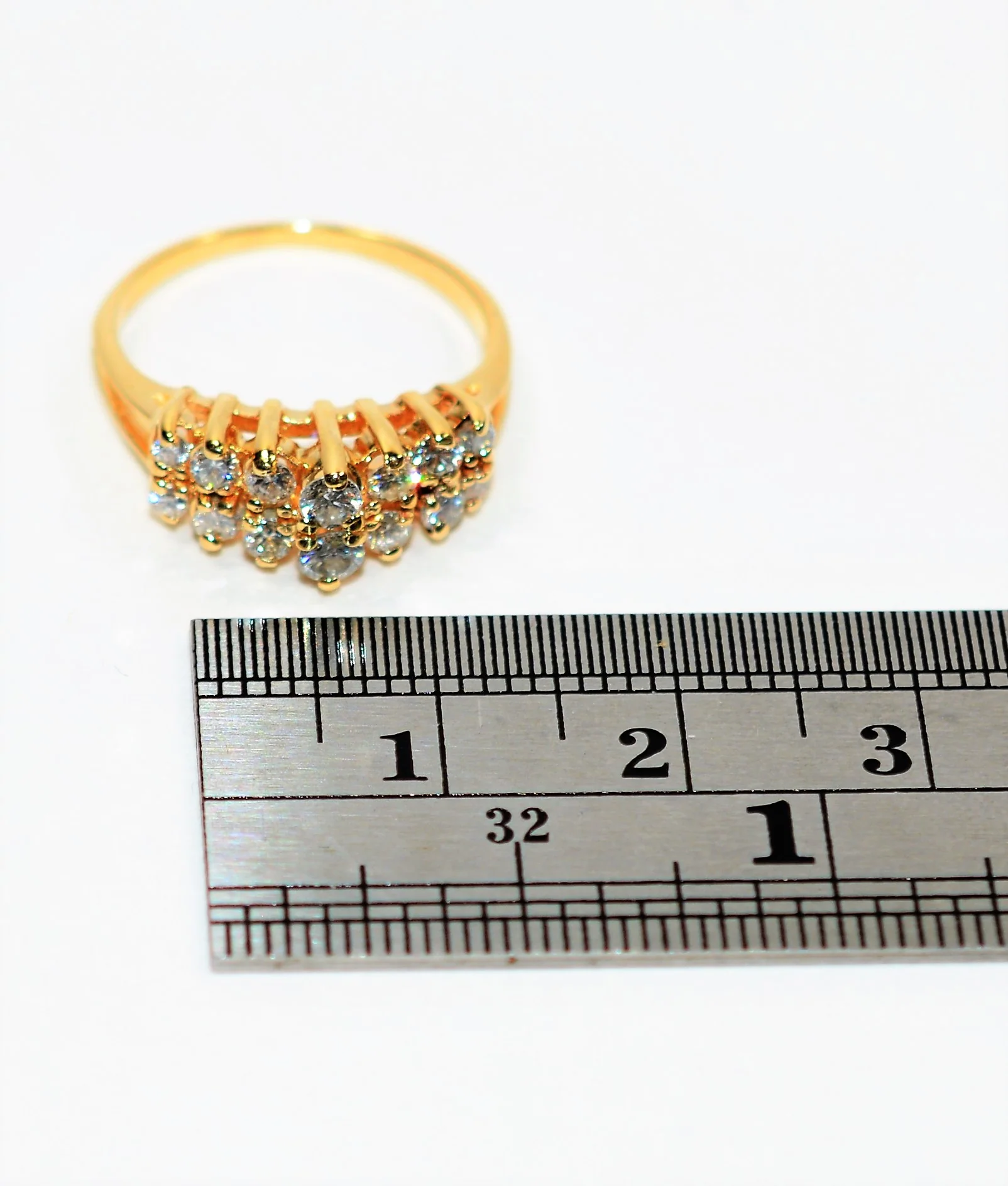 Natural Diamond Ring 14K Solid Gold .58tcw Cluster Ring Cocktail Ring Vintage Ring Estate Ring Statement Ring Ladies Ring Women's Ring Fine - Image 10