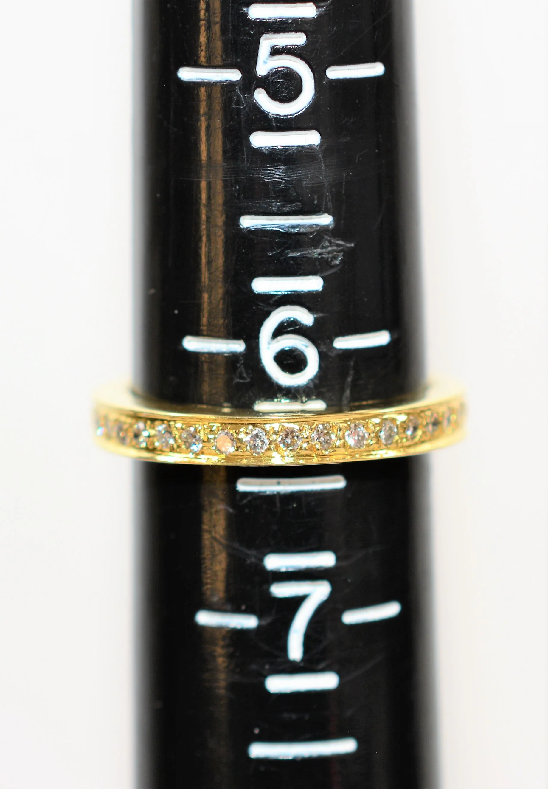 Natural Diamond Ring 18K Solid Gold .36tcw Diamond Band Eternity Ring Wedding Ring Wedding Band Stackable Ring Bridal Jewelry Fine Gold Band - Image 9
