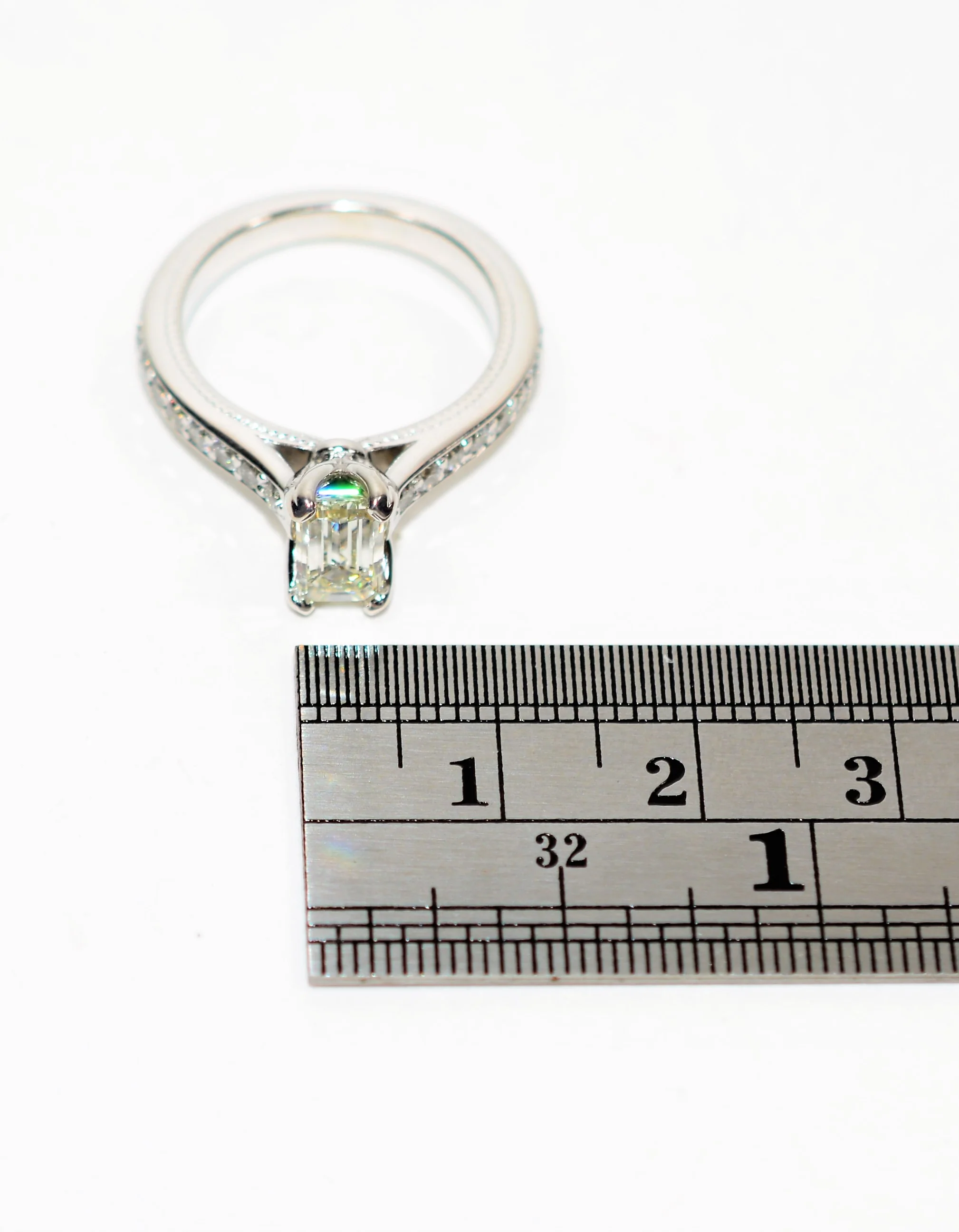 Natural Diamond Ring 14K Solid White Gold 1.63tcw Engagement Ring Wedding Ring Bridal Jewelry Anniversary Ring Cocktail Ring Designer Ring - Image 11