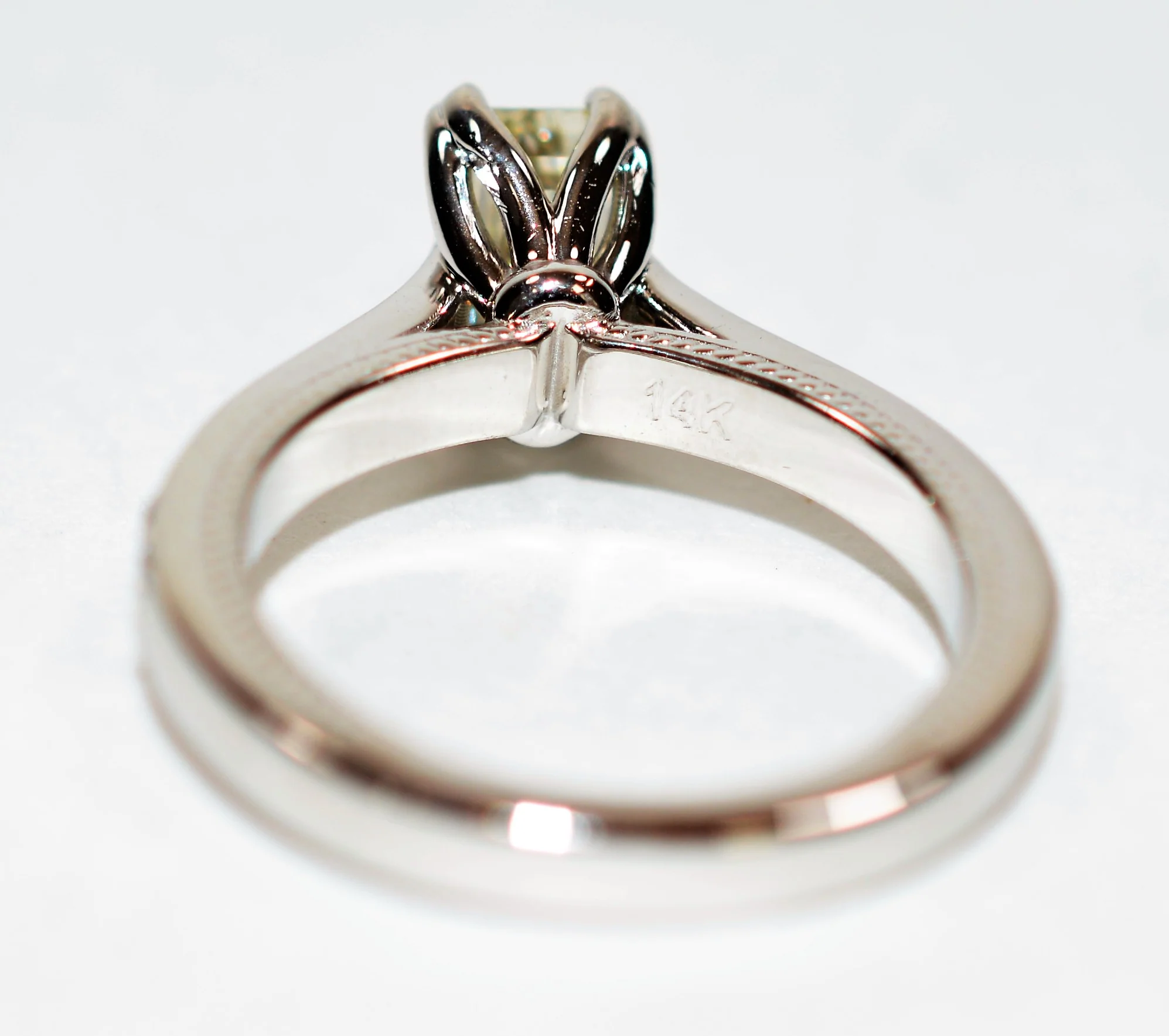 Natural Diamond Ring 14K Solid White Gold 1.63tcw Engagement Ring Wedding Ring Bridal Jewelry Anniversary Ring Cocktail Ring Designer Ring - Image 6
