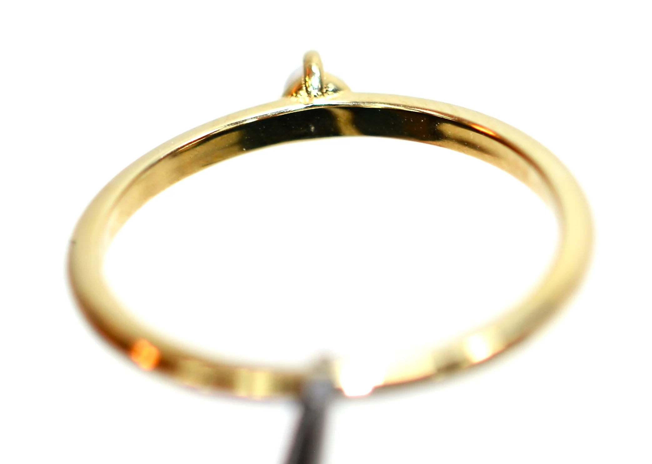 Natural Akoya Pearl Ring 14K Solid Gold Solitaire Ring Gemstone Ring Promise Ring Stackable Ring October Birthstone Ring Fine Jewelry - Image 7