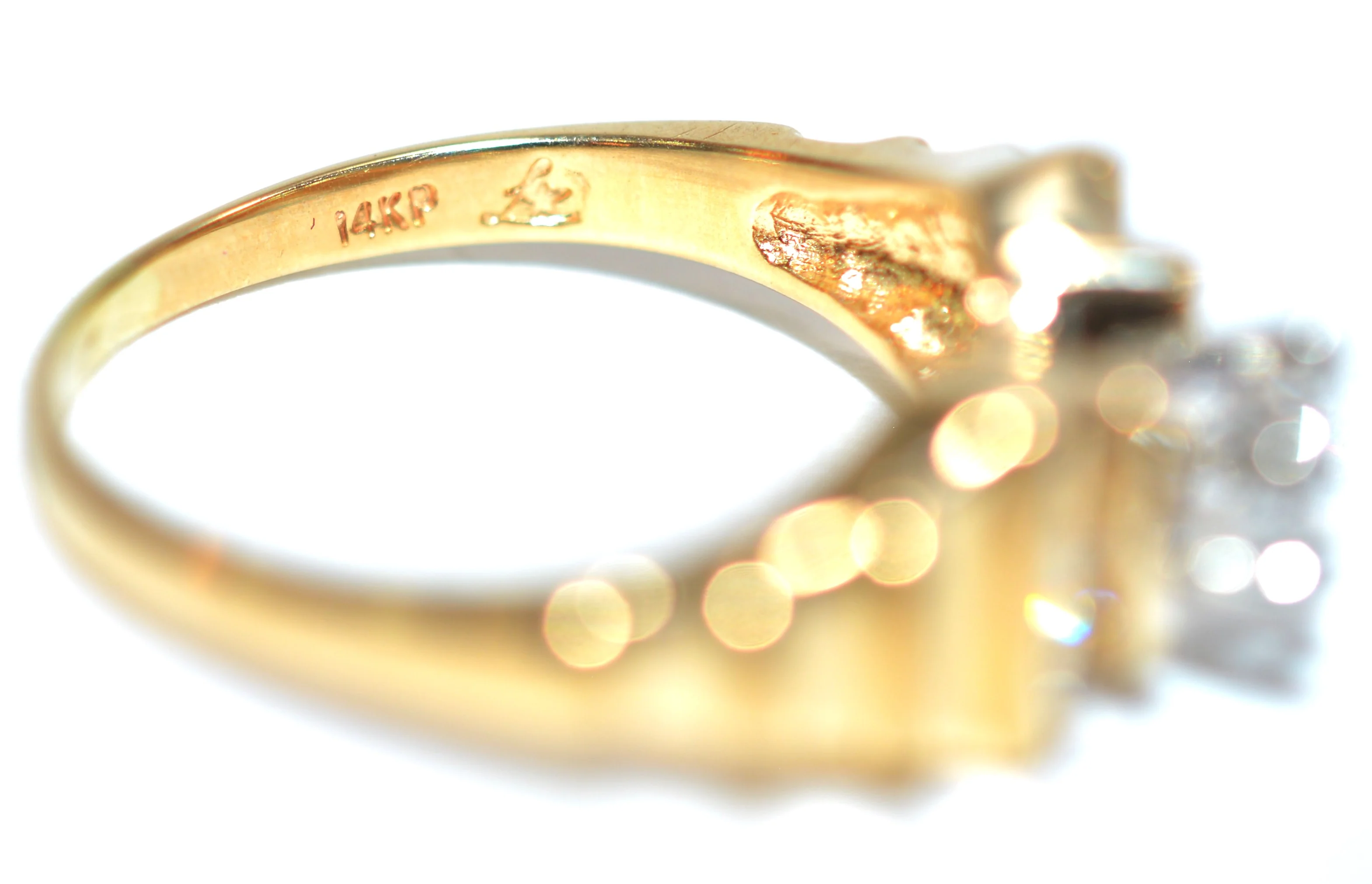 Natural Diamond Ring 14K Solid Gold .47tcw Engagement Ring Bridal Jewelry Anniversary Ring Birthstone Ring Statement Ring Estate Jewellery - Image 6