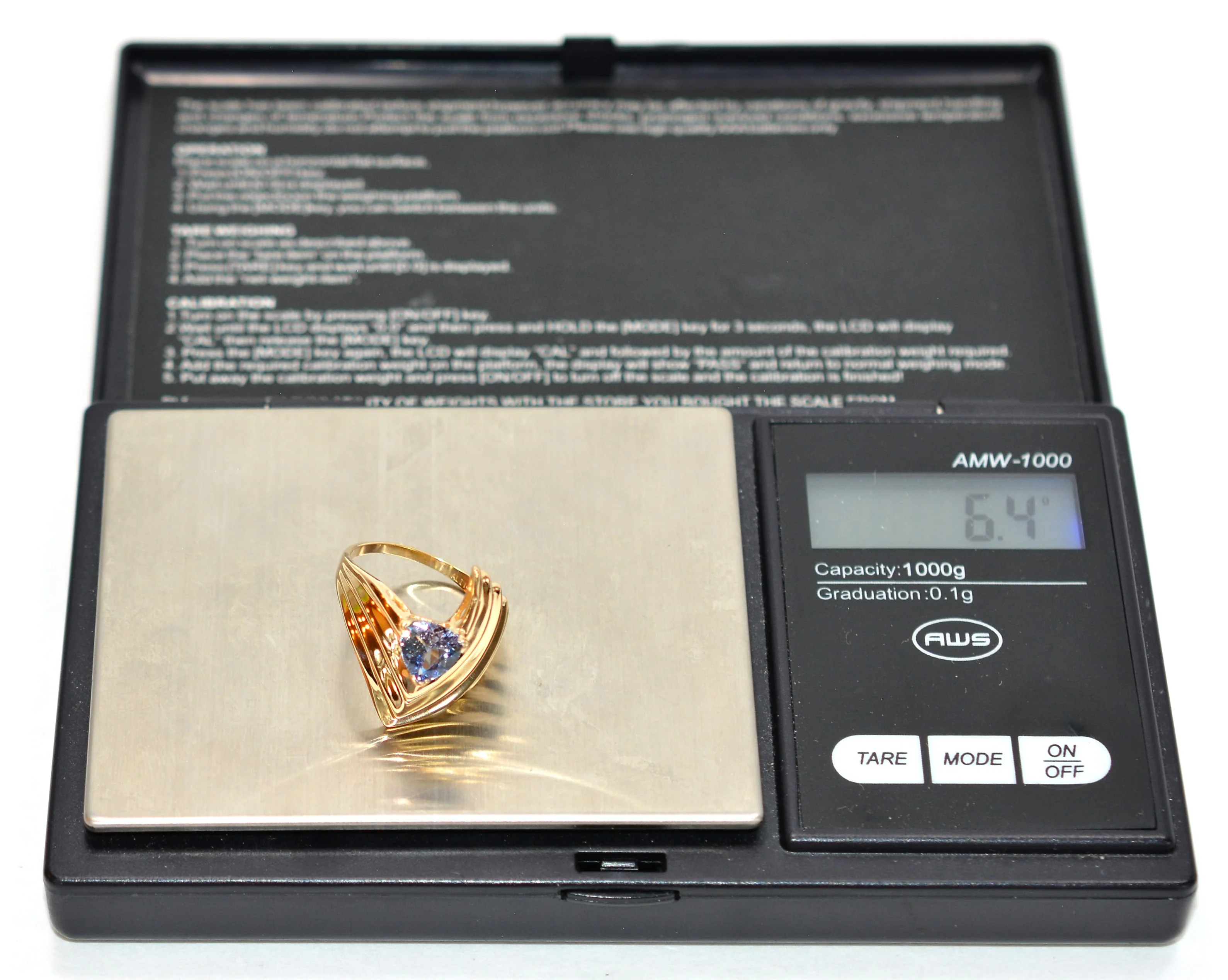 Natural Peacock Tanzanite Ring 14K Solid Gold 1.14ct Gemstone Ring Solitaire Ring December Birthstone Ring Vintage Ring Statement Jewellery - Image 11