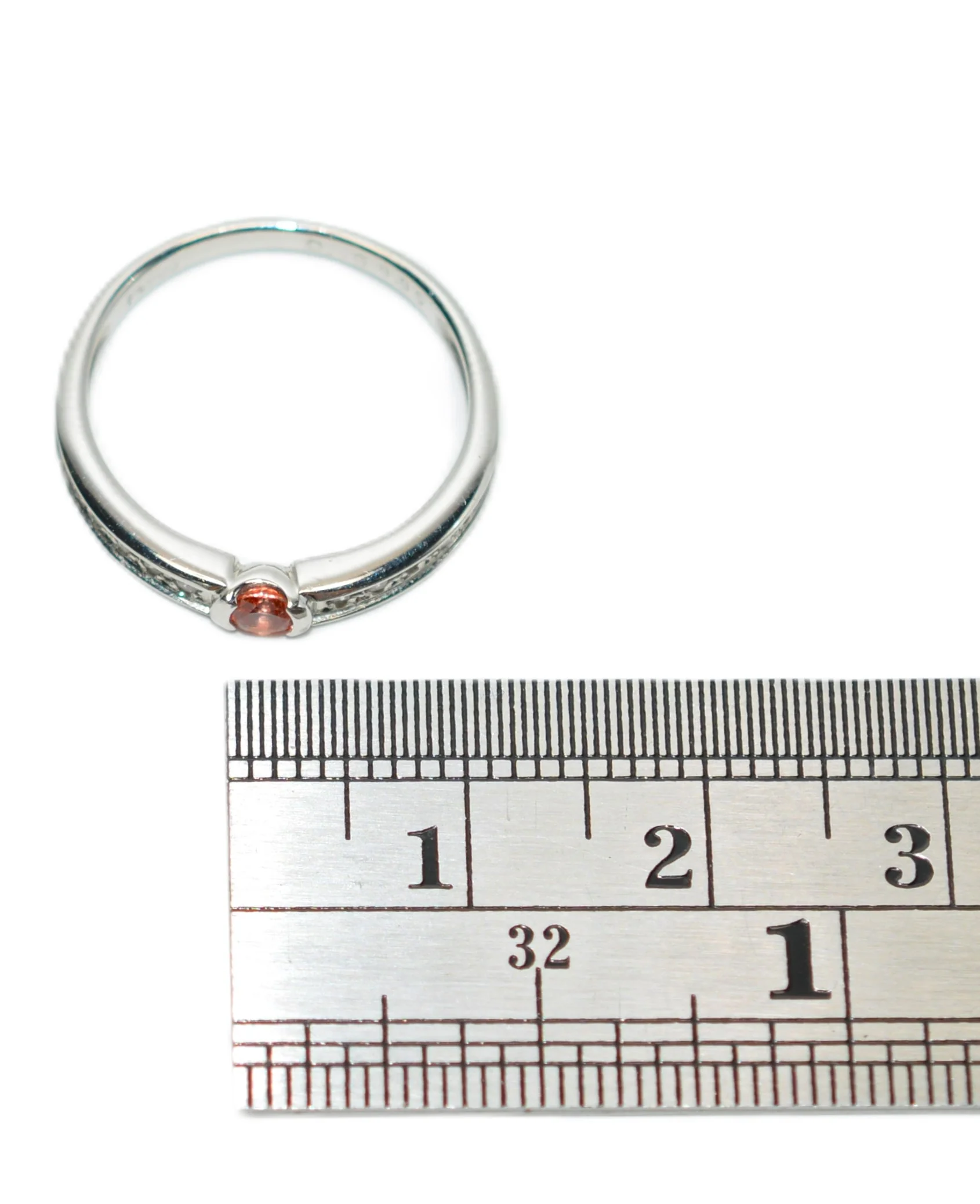 Natural Pink Elbaite Tourmaline & Diamond Ring Solid Platinum .23tcw Gemstone Ring Promise Ring Pink Ring Birthstone Ring Engagement Ring - Image 10
