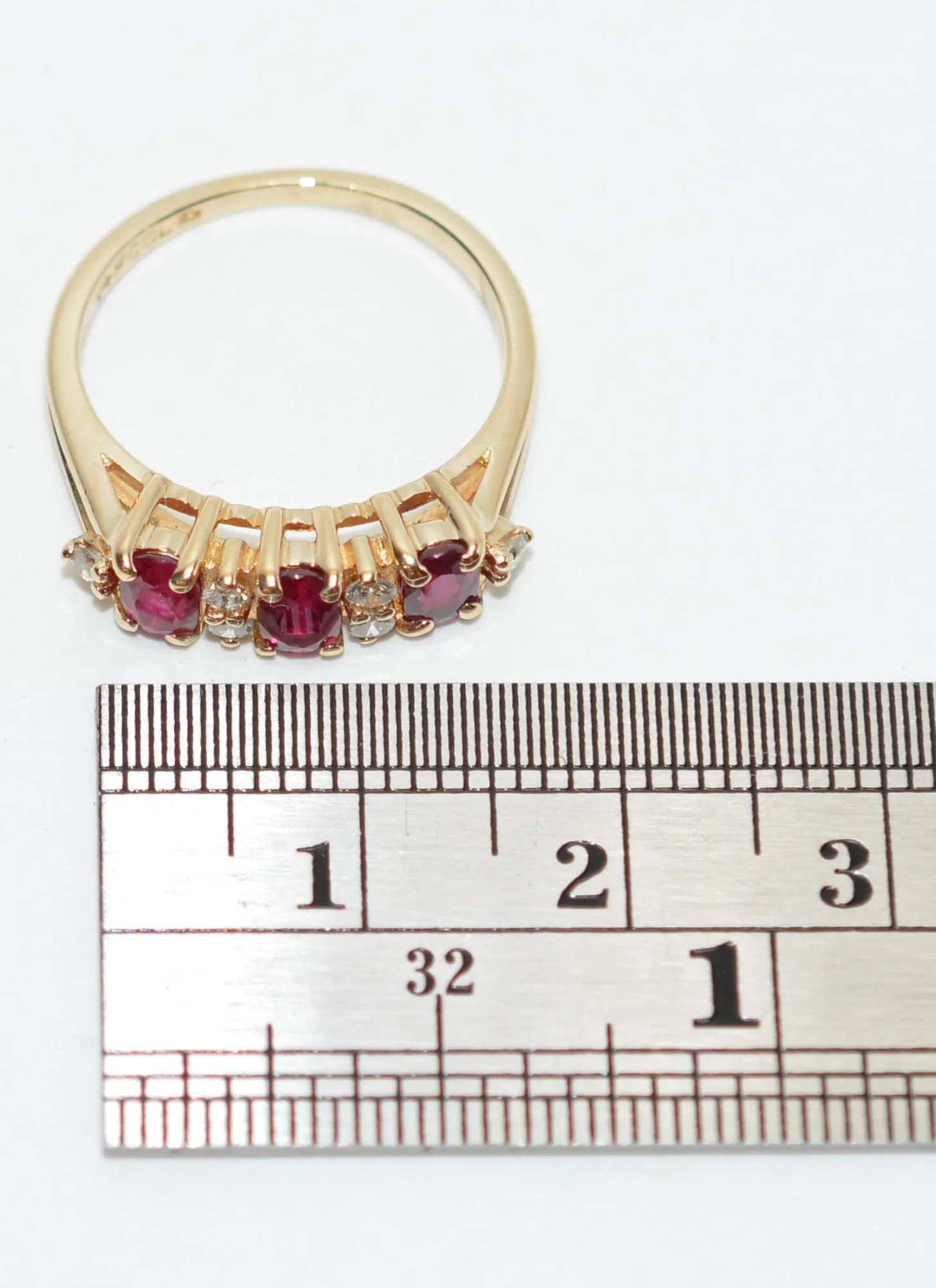 Natural Ruby & Diamond Ring 14K Solid Gold 1.20tcw Gemstone Anniversary Band Estate Engagement Bridal Jewelry July Birthstone Ladies Ring - Image 10