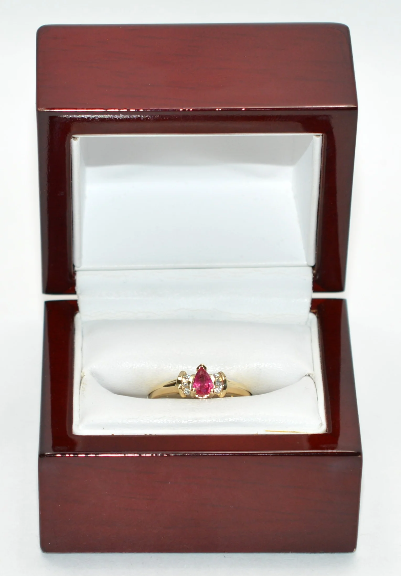 Natural Ruby & Diamond Ring 14K Solid Gold .51tcw Gemstone Anniversary Statement Estate Ring Engagement Bridal Jewelry Promise Ring Red Gem - Image 12