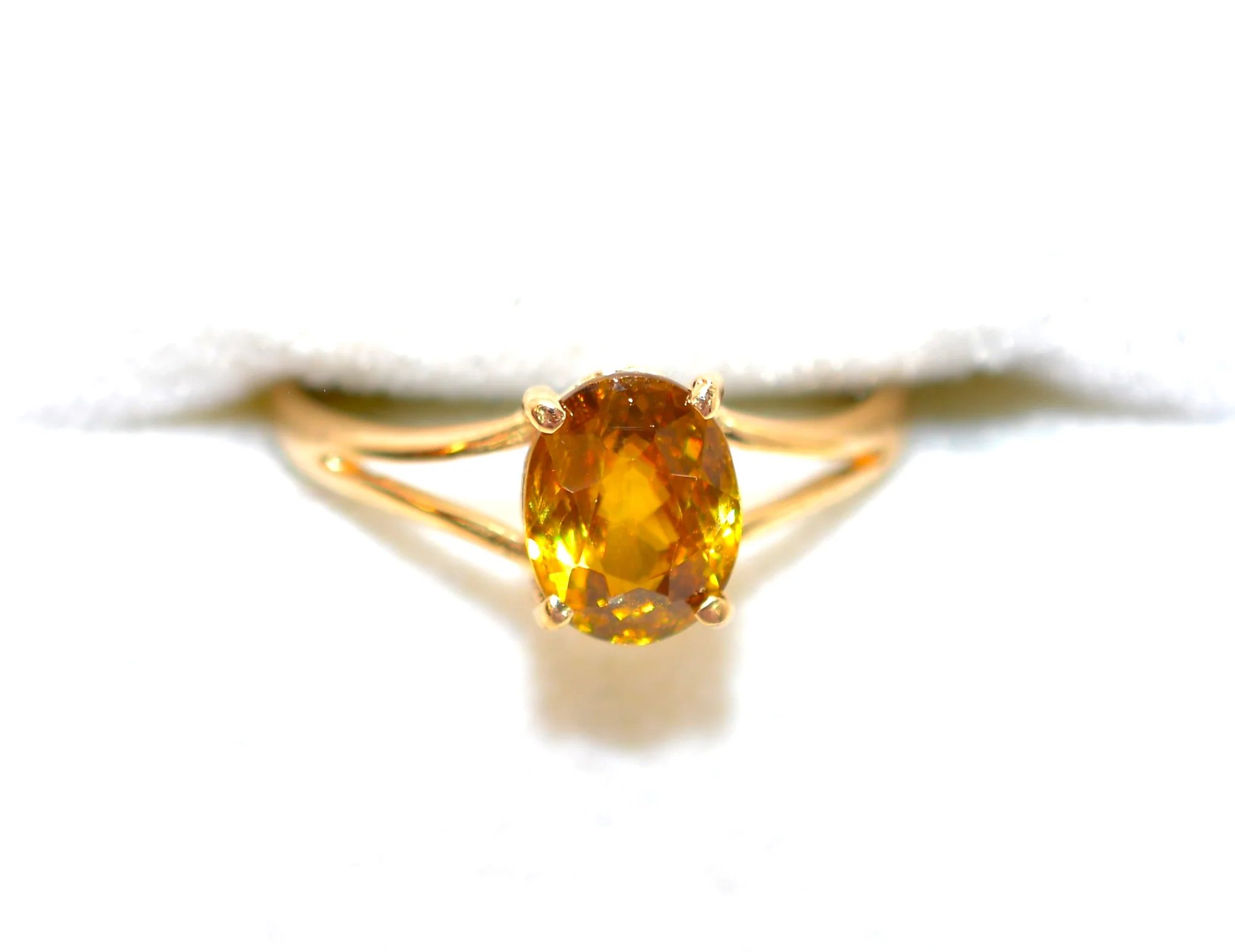 Natural Sphene Ring 14K Solid Gold 1.53ct Titanite Ring Gemstone Ring Fine Ring Statement Ring Engagement Ring Birthstone Ring Fine Jewelry - Image 5