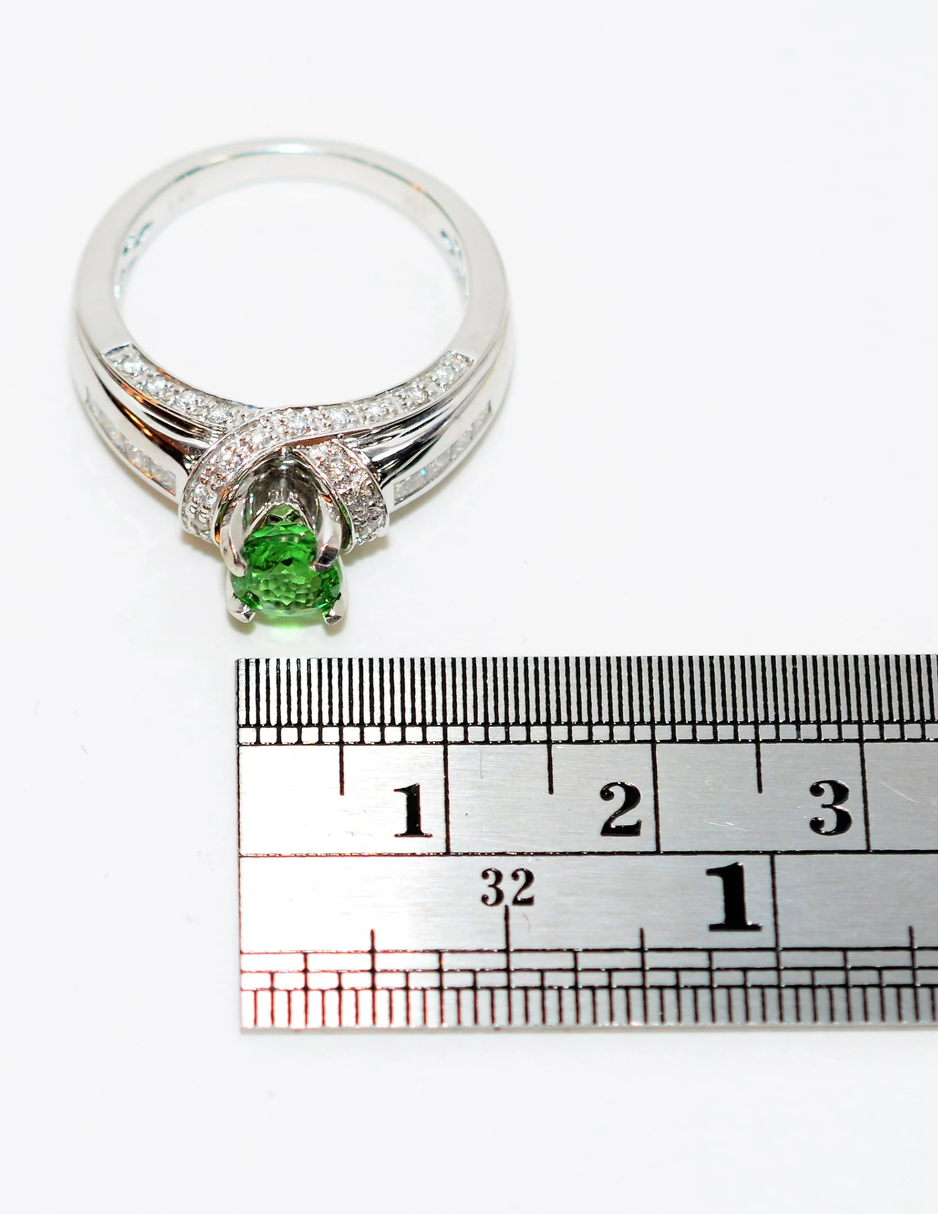 Natural Brazilian Paraiba Tourmaline & Diamond Ring 14K Solid White Gold 1.43tcw Gemstone Engagement Ring Bridal Jewelry Wedding Ring Cocktail Ring - Image 10