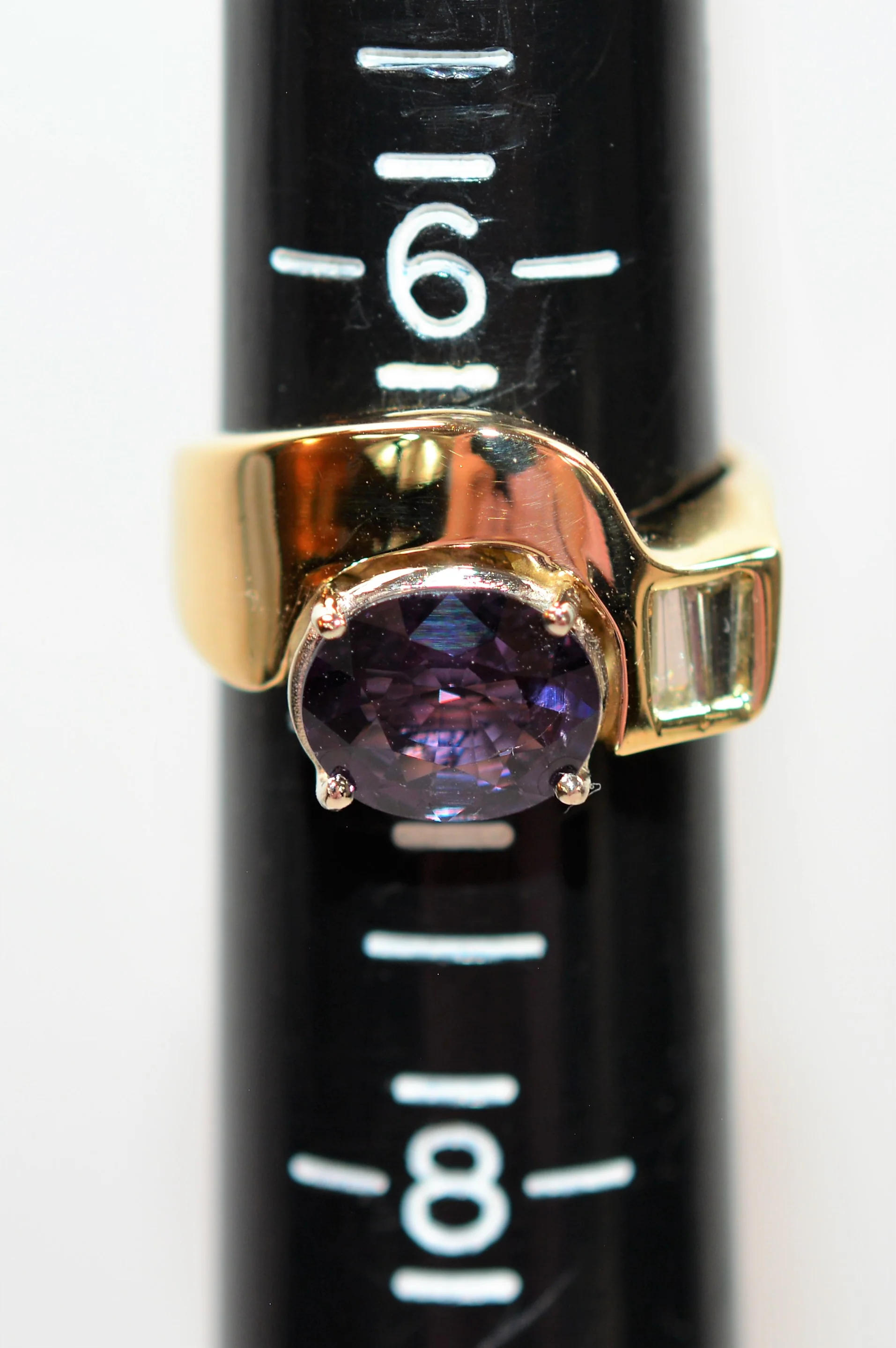 Natural Spinel & Diamond Ring 14K Solid Gold 2.70tcw Cocktail Ring Gemstone Ring June Birthstone Ring Statement Ring Women's Ring Jewellery - Image 9