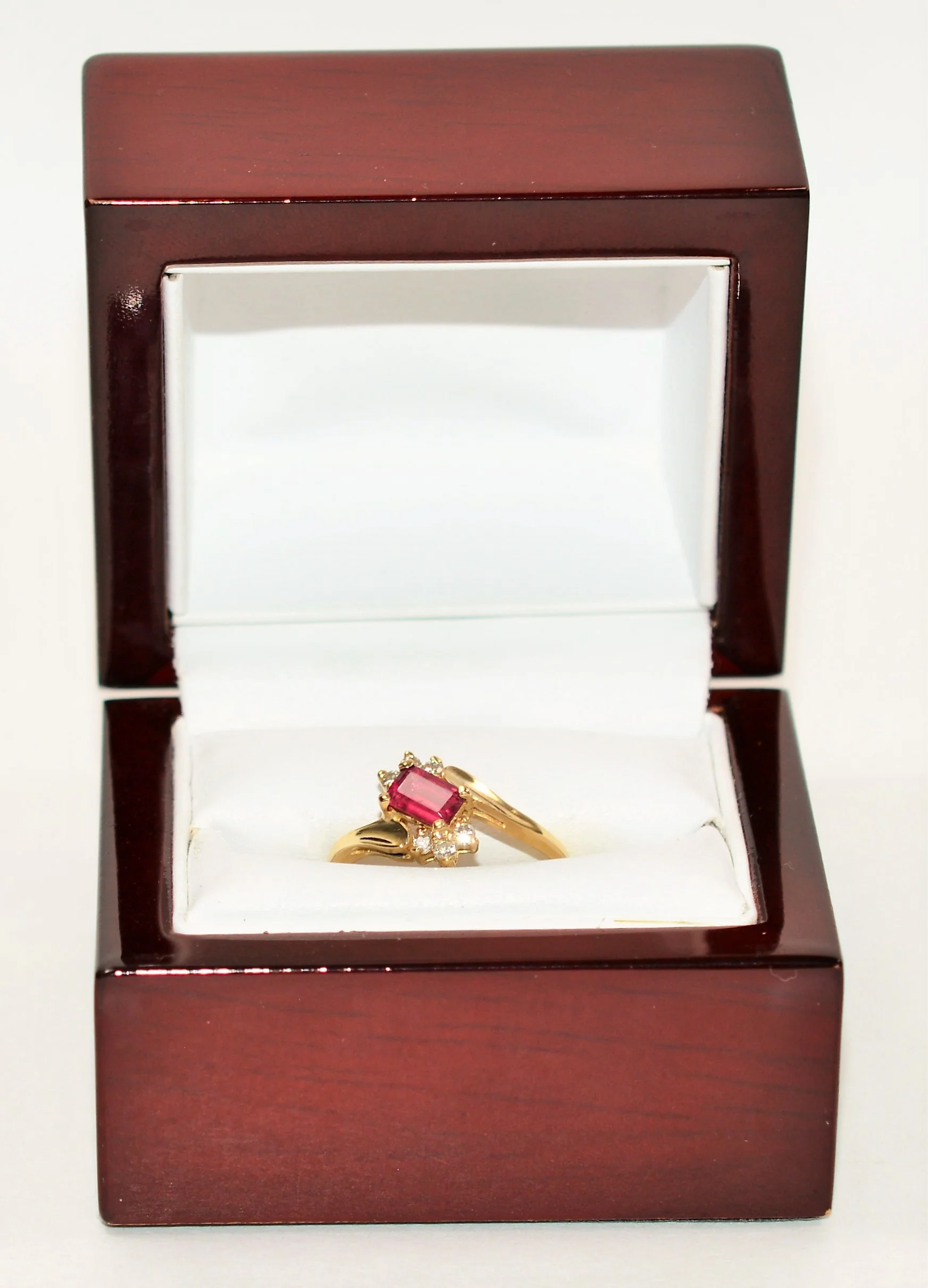 Natural Rubellite & Diamond Ring 14K Solid Gold .67tcw Pink Tourmaline Ring Statement Ring Womens Ring Gemstone Ring Birthstone Ring Jewelry - Image 12
