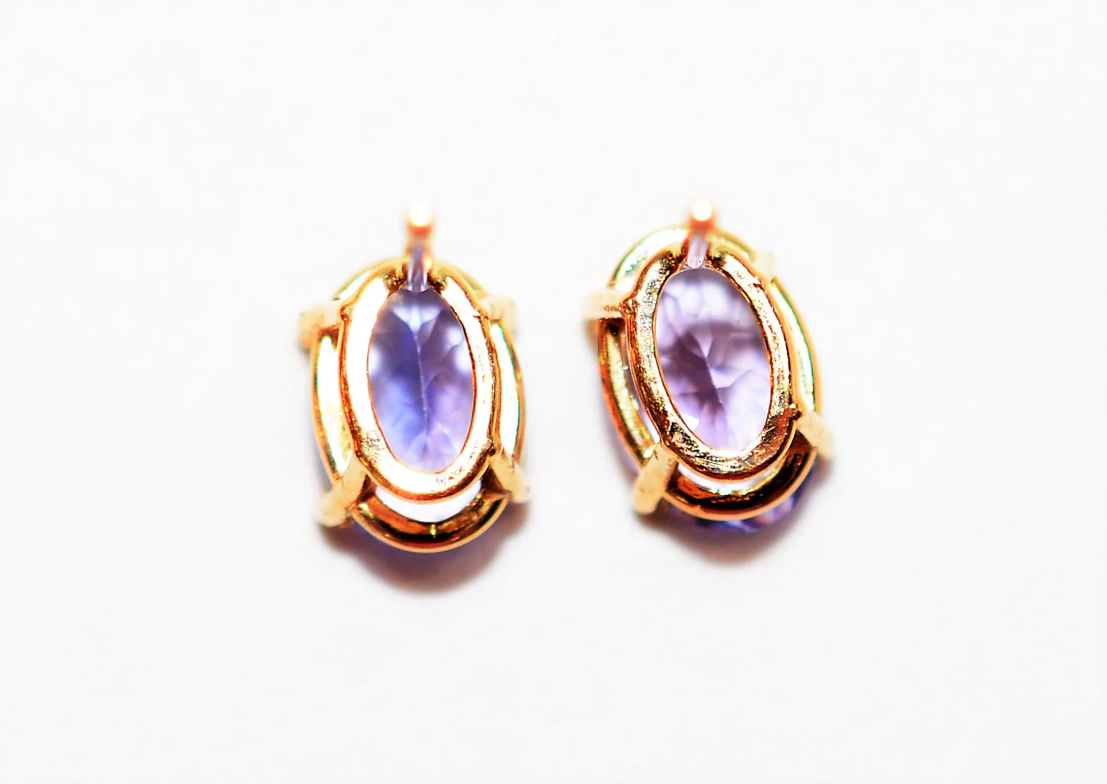 Natural Tanzanite Earrings 14K Solid Gold 1.66tcw Solitaire Earrings Gemstone Earrings Stud Earrings Birthstone Earrings Fine Women's Earrings - Image 8